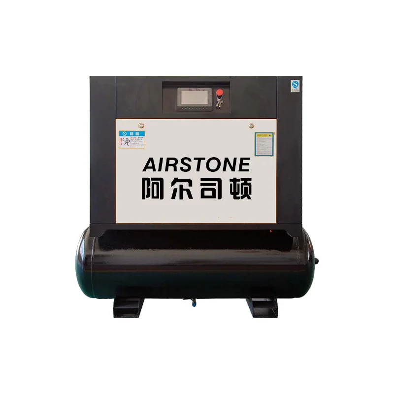 Комбинированный роторный винтовой воздушный компрессор с приемником и сушилкой мощностью 7,5 л.с.