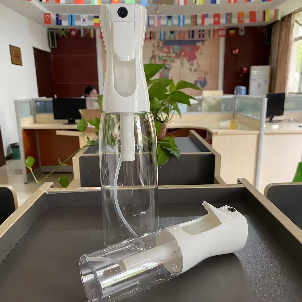 PP Luxury 100ml 200ml 250ml 300ml Plastic Mist Air Freshener Hair Water Trigger Spray Bottle for Cleaning Room Solutions