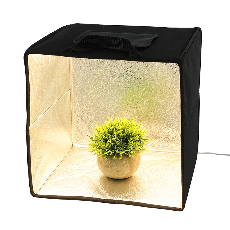 Display Stand Rotating Turntable Portable Led Photo Light Box  Display Rotating Turntable Set