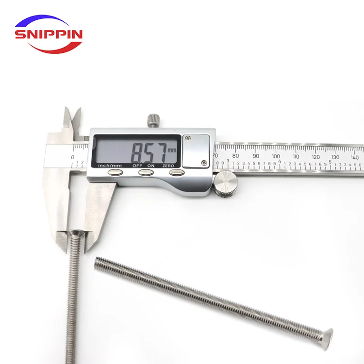 M2 M2.5 M3 M4 M5 M6 304 Stainless Steel Lengthened Cross Phillips Flat Countersink Head Screw Bolts L=90-200mm Extra Long Screw
