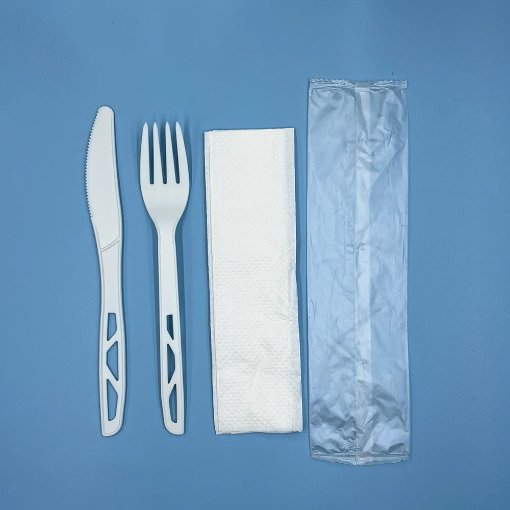 Pizza Microtome Individual Disposal Birthday Handle Dust- Wrapped Units Heavy Spots Surgical Disposable Paper Knife And Spoon