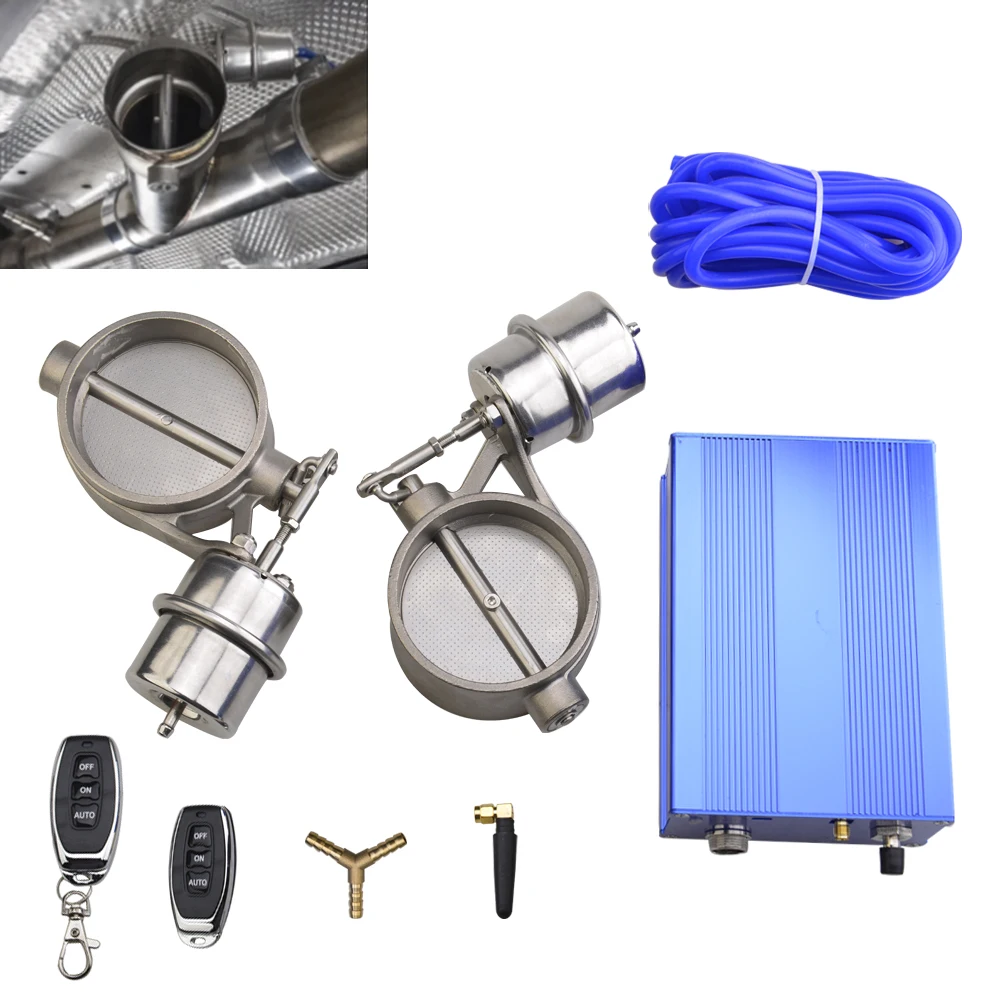 2'/2.5'/3.0' Universal 2PCS Vacuum Exhaust Valve Pipe System Control Valve Set Built in pump Remote Controller Switch set