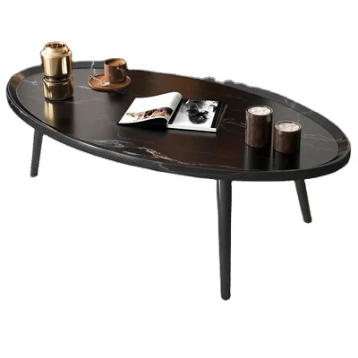 Modern simple style white marble top tea center coffee dining table