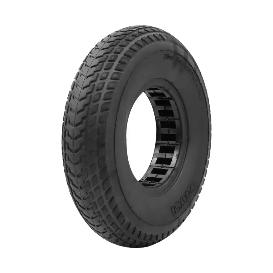 Твердые шины 200x50, Электрический скутер, аксессуары для KUGOO S1 S3 Speedway mini 4 Pro, 8 дюймов, однотонные резиновые шины