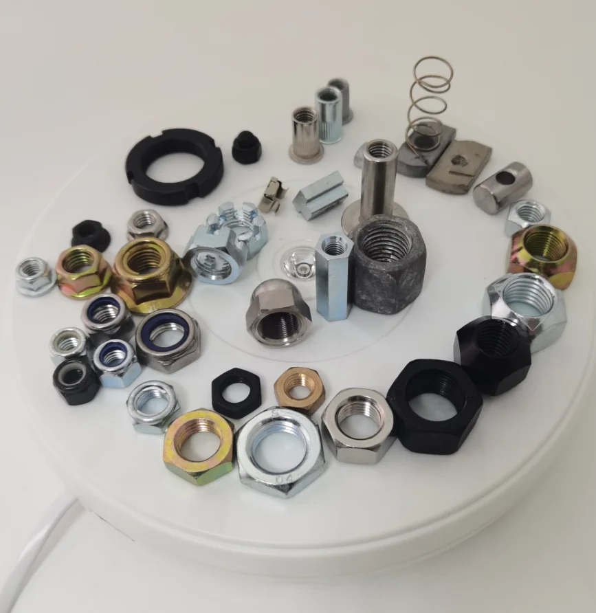 Customized Acorn Hexagon nut Insert Square Cage Lock Heavy Coupling Hex Nuts Stainless Steel Weld Hex Flange Nut