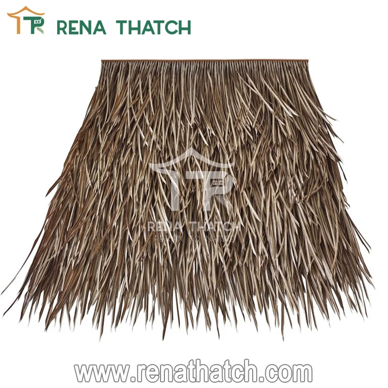 Hot sale cheap artificial thatch synthetic thatch roofing for resort tiki bar