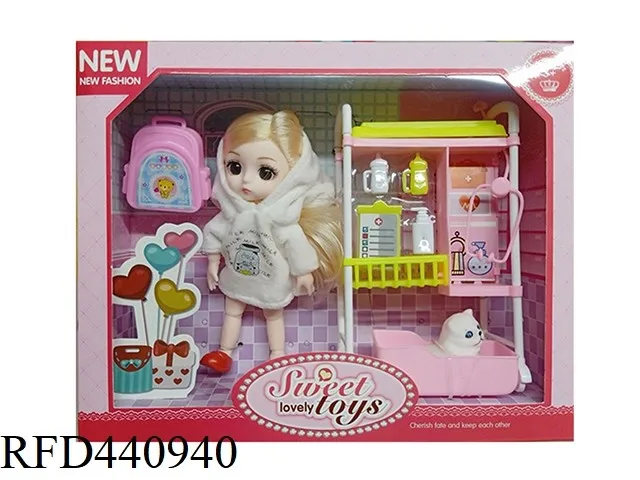 11.5 Inch Fashion Family Dolls Set For Kids Children