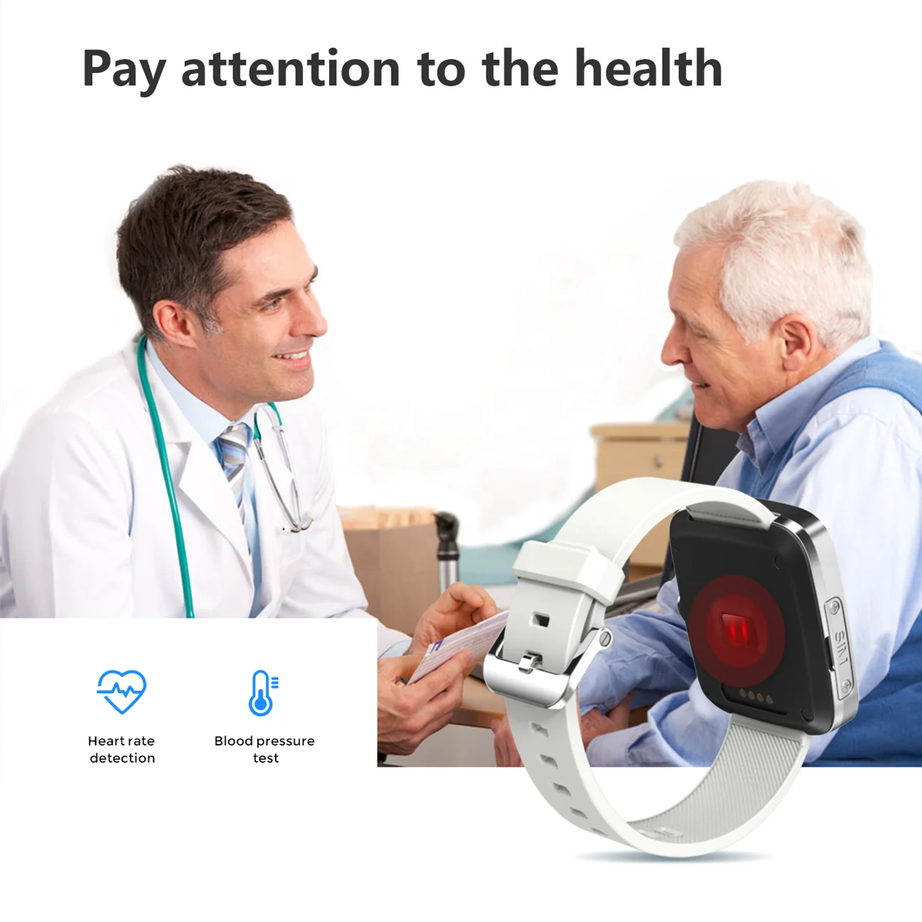 2023 New product manufacture price gps tracker mobile phone smart watch for old people