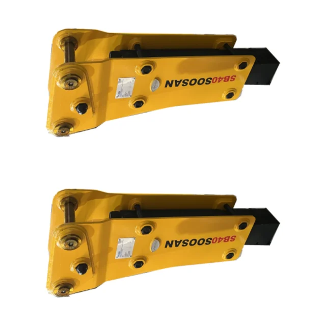 Manufacturer Supplier Hydraulic Breakers SOOSAN Brand SB 40 TOP Type With Chisel 140mm For Excavator 18 to 26 Tons