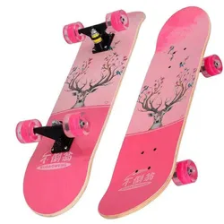 china manufacturer 7 layer maple wood children boys learning skating board kids complete skateboards for beginners