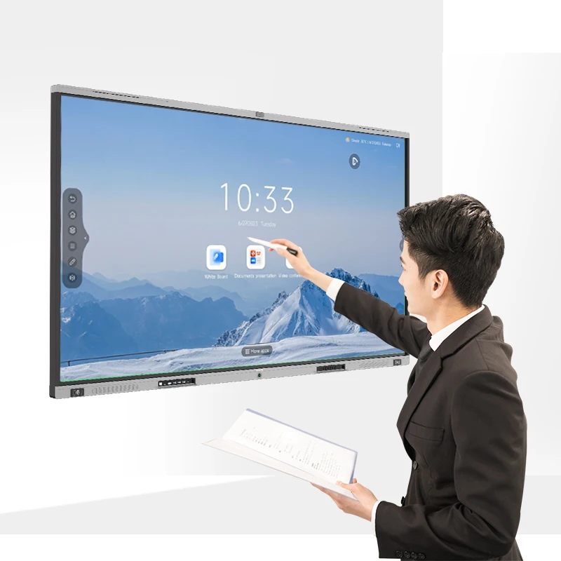 Interactive touch whiteboard memory sub-board smart flat panel ODM/OEM 75/86inch interactive boards