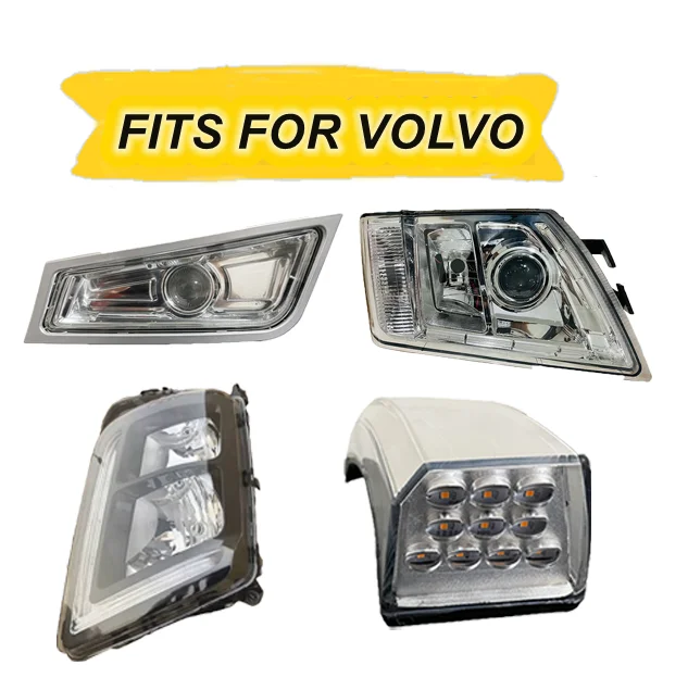 HST-21064 Truck Parts Headlamp Luces Led Para Camion 24V Truck Headlight fits for Volvo