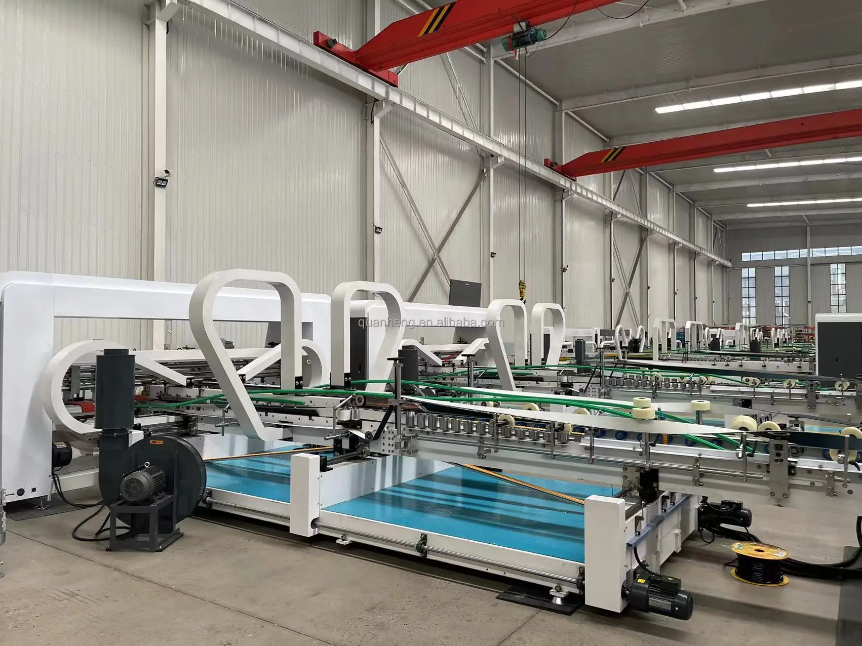 manufacturing packaging machines carton box folding gluing stapler machine paper processing machinery