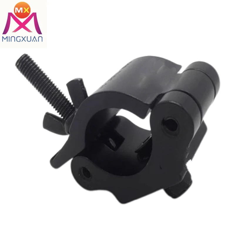 30mm Width Black Aluminum Heavy Duty Half Coupler Truss Light Clamp Tube Truss Hook