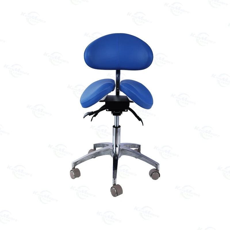 New Arrival Ergonomic Stool Saddle Stool Swivel Rolling Saddle Chair Dental Saddle Seat Chair
