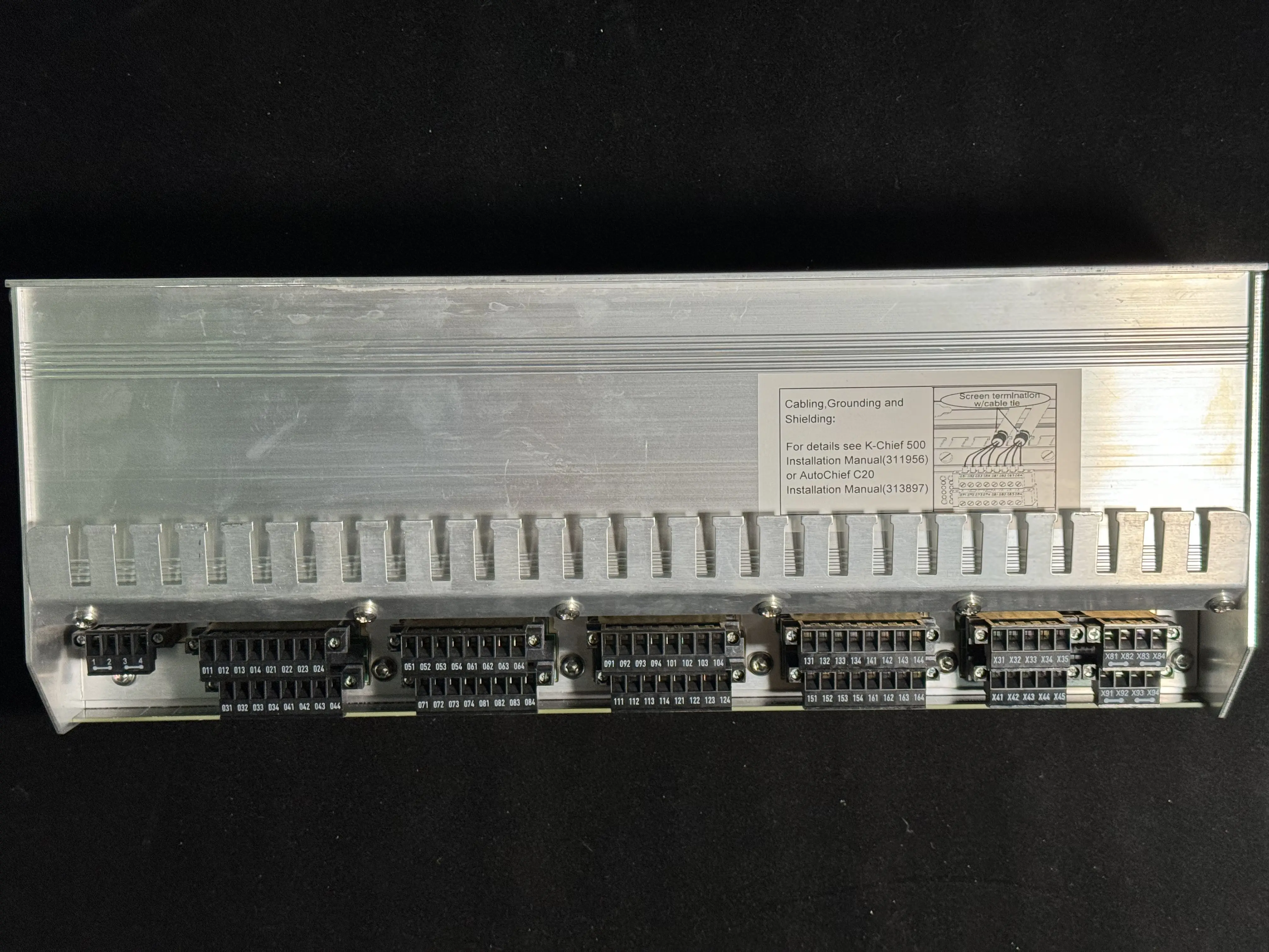 KONGSBERG RAI-16xe 329714 REMOTE ANALOGUE INPUT MODULE REV.D6