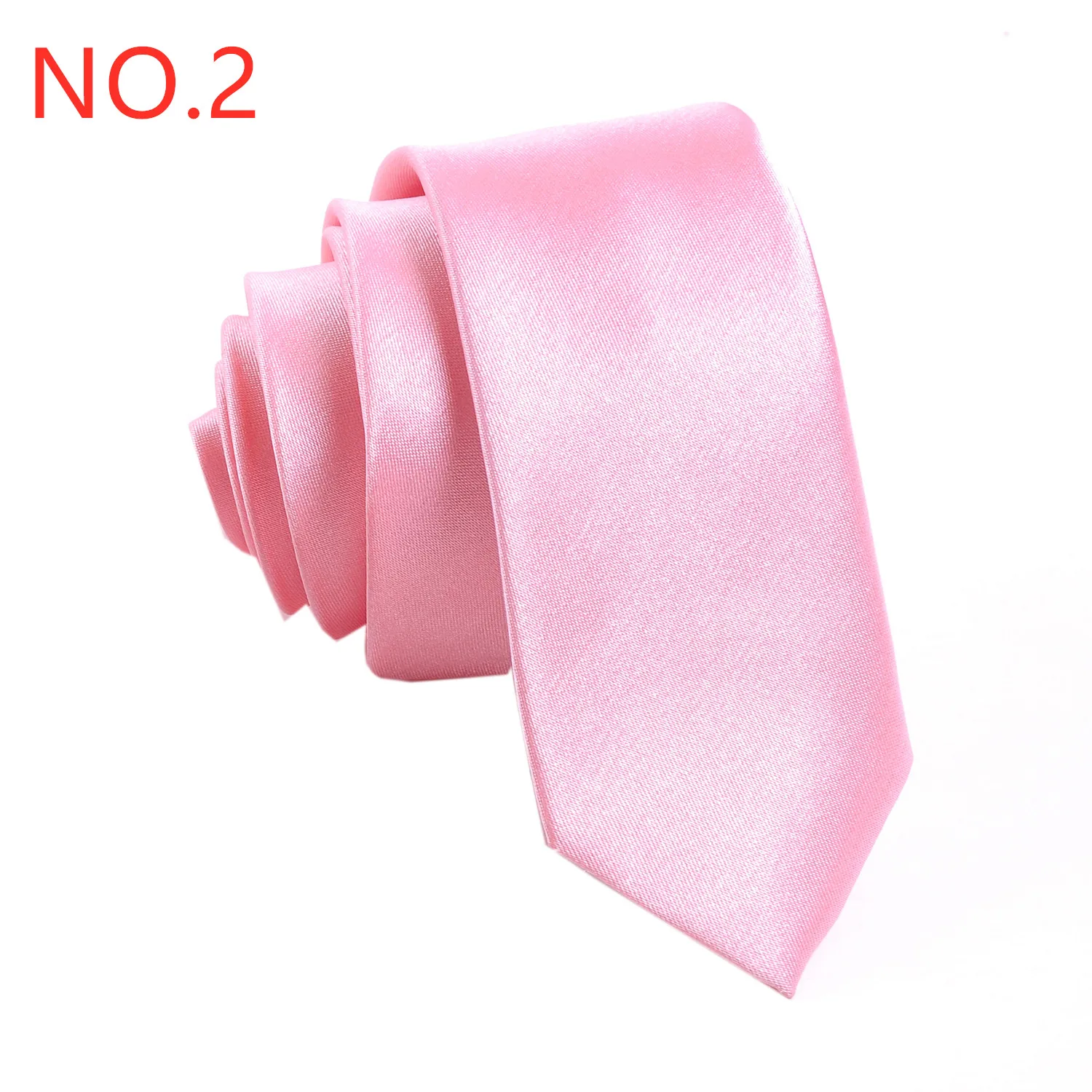 Sale price Factory 12 Color 6CM 100% Polyester Black Plain Color Men Necktie Newest Business Men Necktie in High Quality