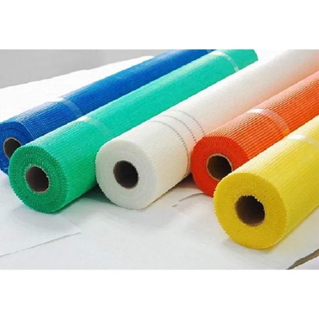 Alkali-resistant fiberglass mesh with flame retardant