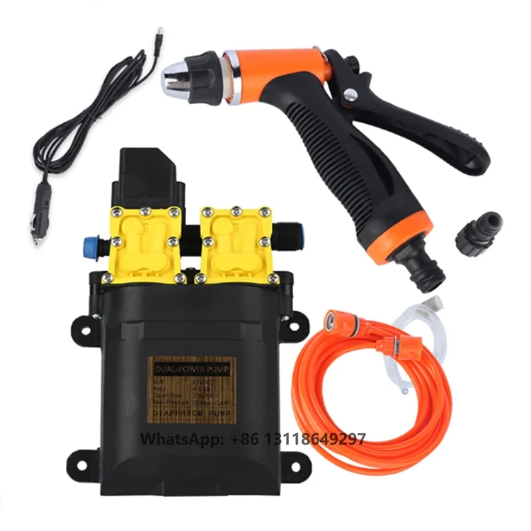 High Power 12v Water Pump High Pressure Spray Jet Washing Machine Portable Electric Foam Car Cleaning Tools Equipment