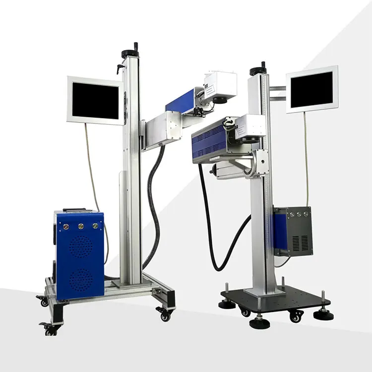 Pvc Plastic Hdpe Pipes And Wires Laser Printer Fiber Flying Laser Marking Machines