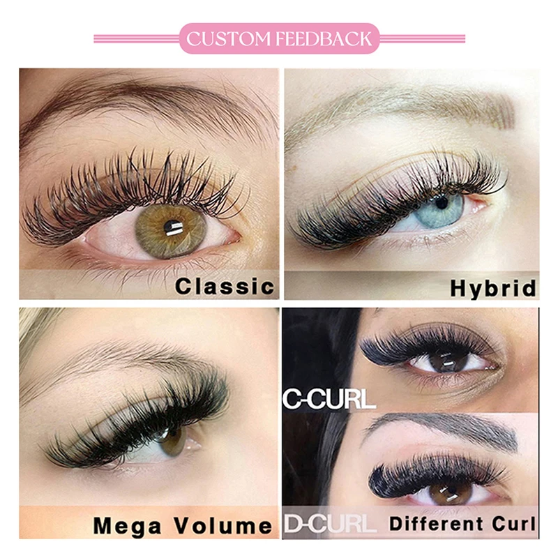 2023 New And Hot Original Professional Hand Made Korean Pbt Fiber 0.03 0.05 0.07 Volume Eyelash Extensions