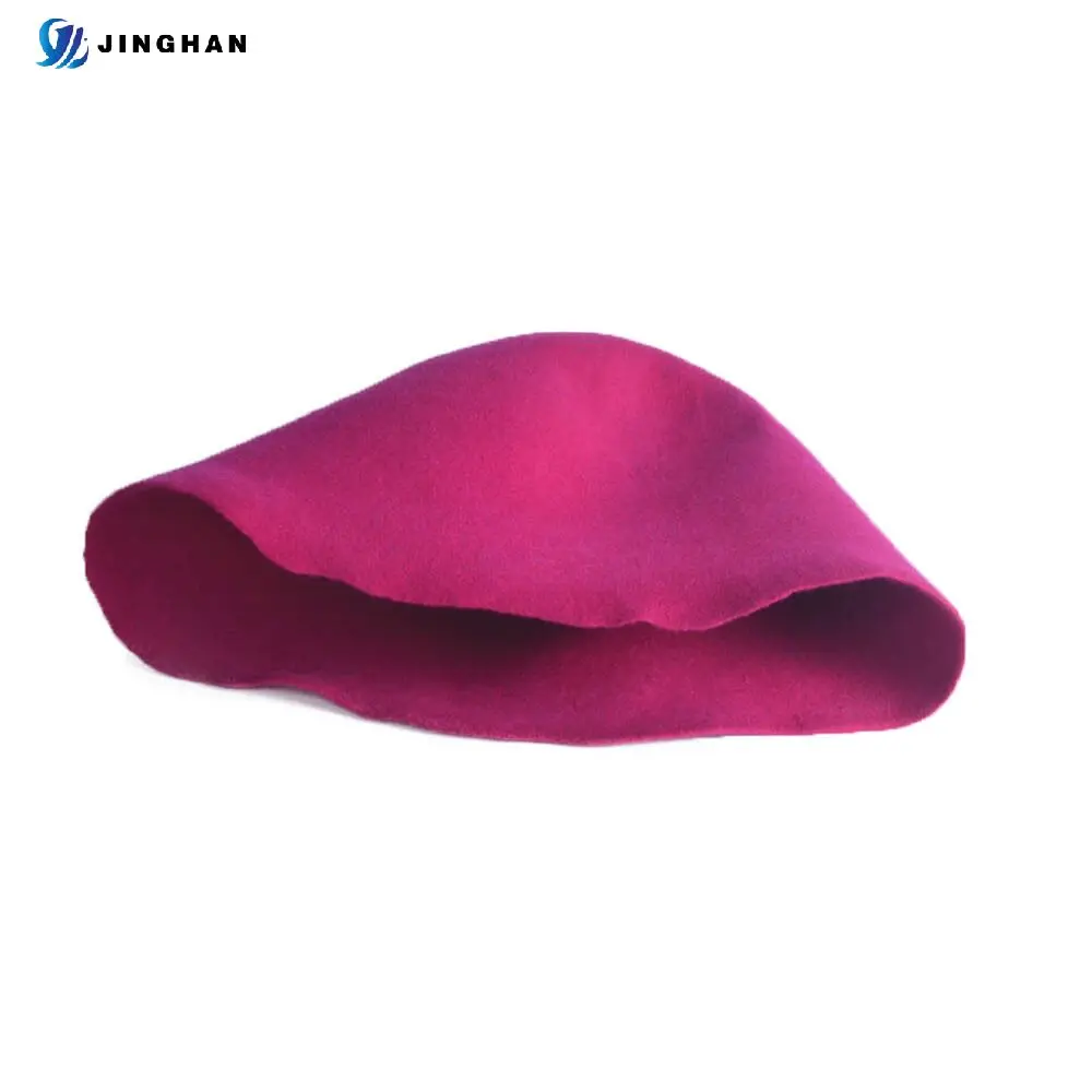 Wholesale Hats Semi-products 100% Wool Felt High Quality Felt For Manufacturing Hats Caps
