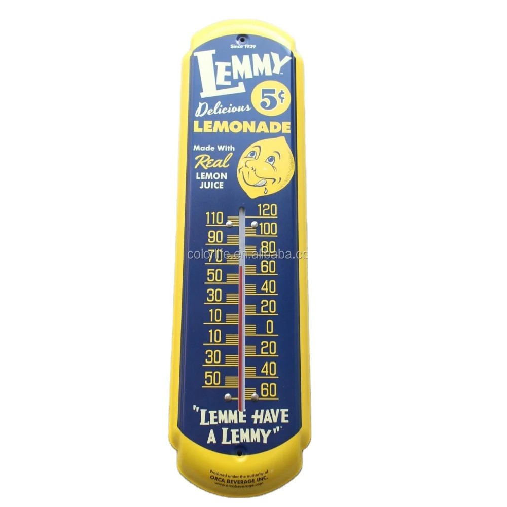 
Metal tin advertising thermometer metal 