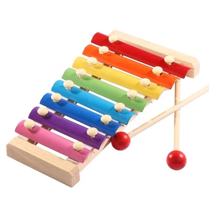 Music Instrument Toy Wooden Frame Style Xylophone Harmonica Children Kids Musical Funny Toys Baby Educational Toys Gifts
