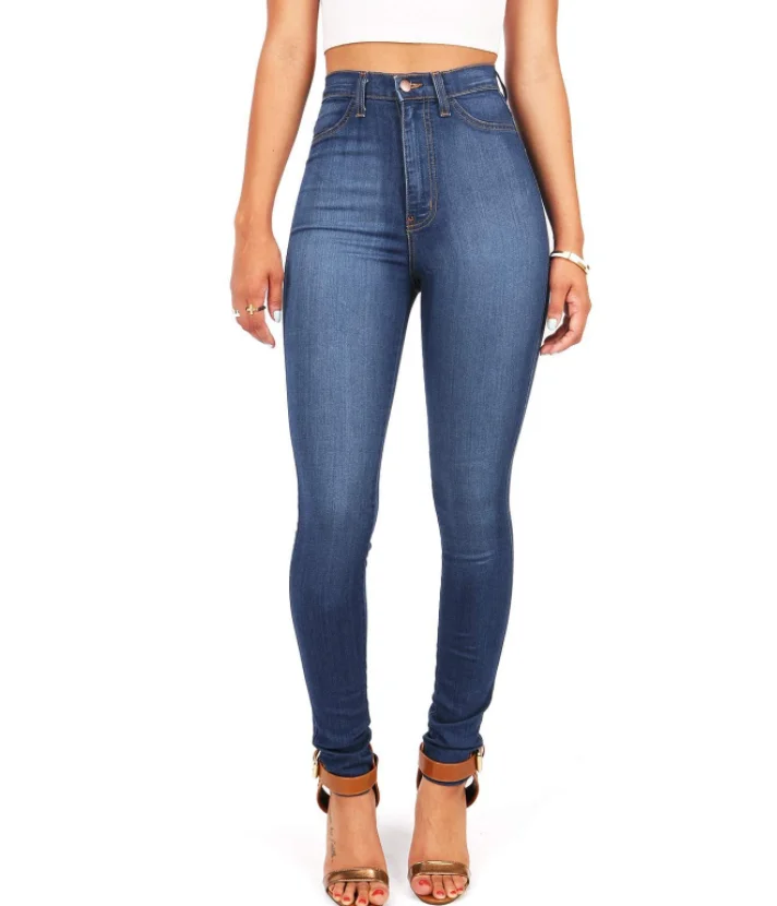American denim supply boyfriend high waist elastic slim Leggings womens jeans 2019