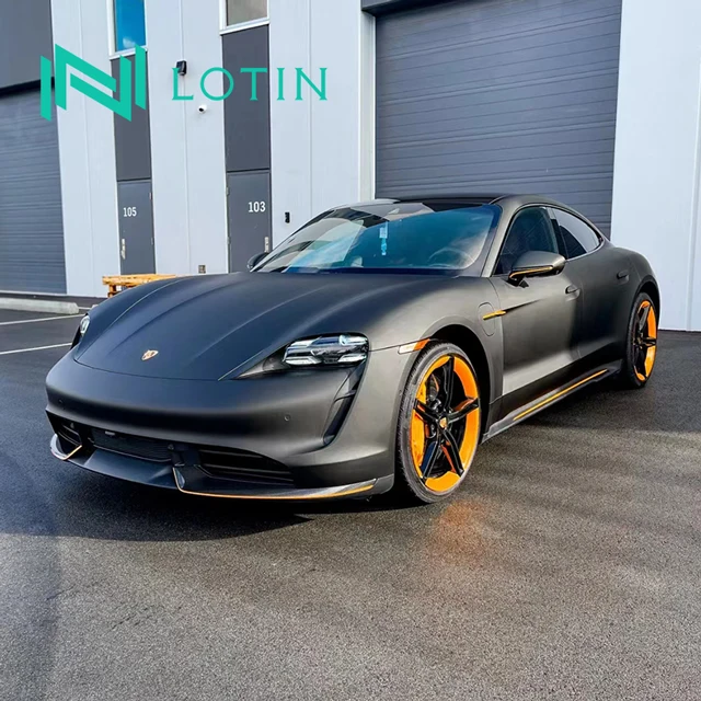 Wholesale Supplier Vehicle Body Sticker Wrapping Films Matte Frosted Black Car Vinyl Wrap