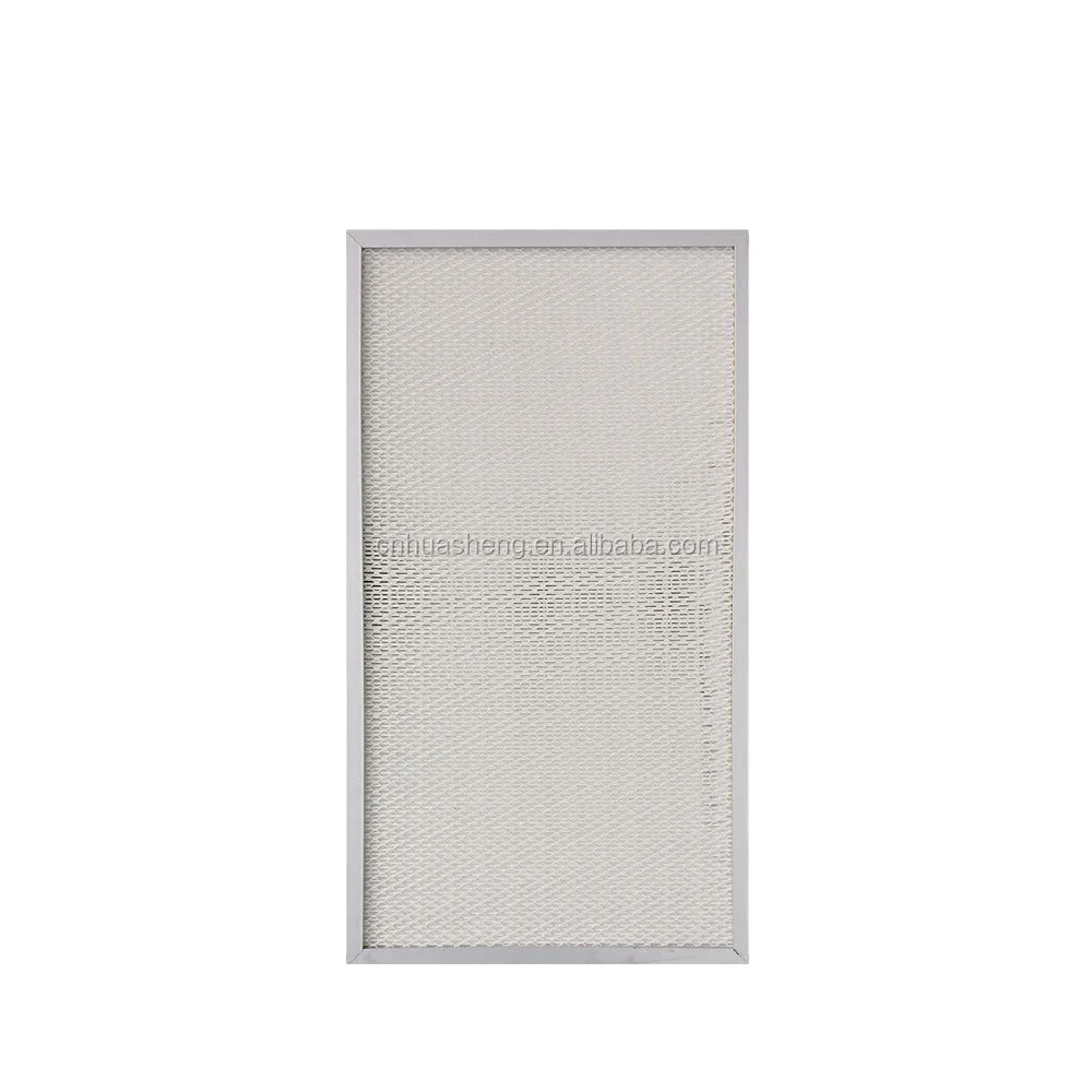 HEPA panel mini pleated air filter for building filtration system