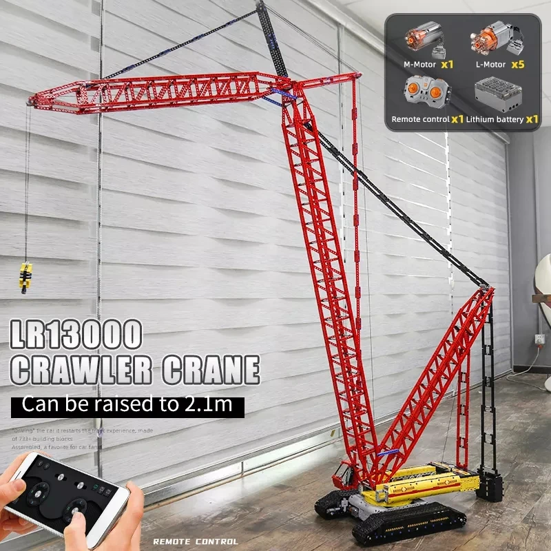HW Technical Car Construction Vehicle Toys For Adults Kids Birthday Gifts Crawler Crane Building Blocks MOC Bricks 4318pcs