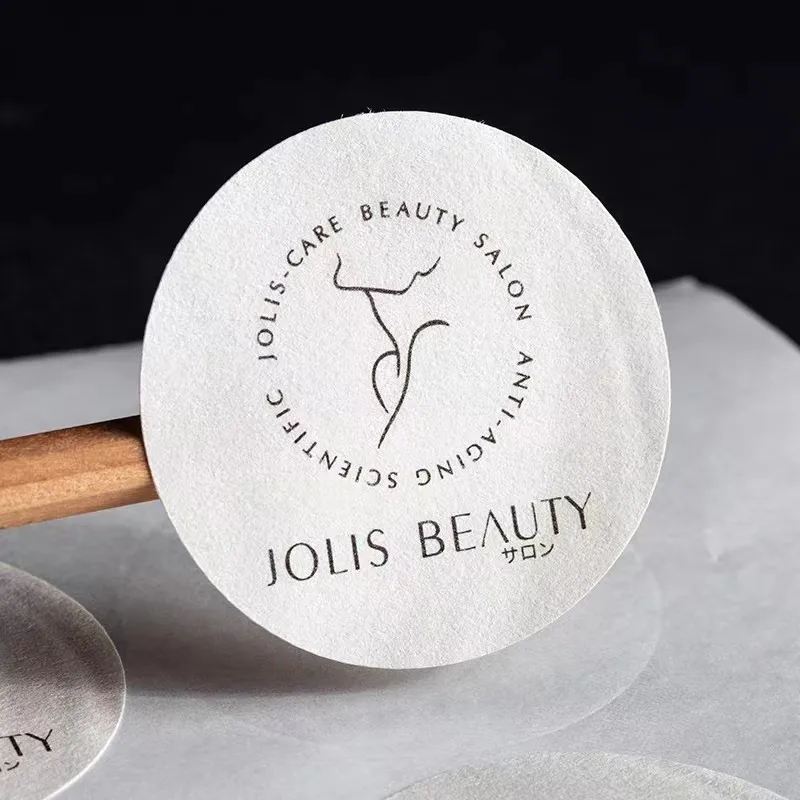 Private Custom Logo Label Food and Beverage Recyclable Adhesive Label