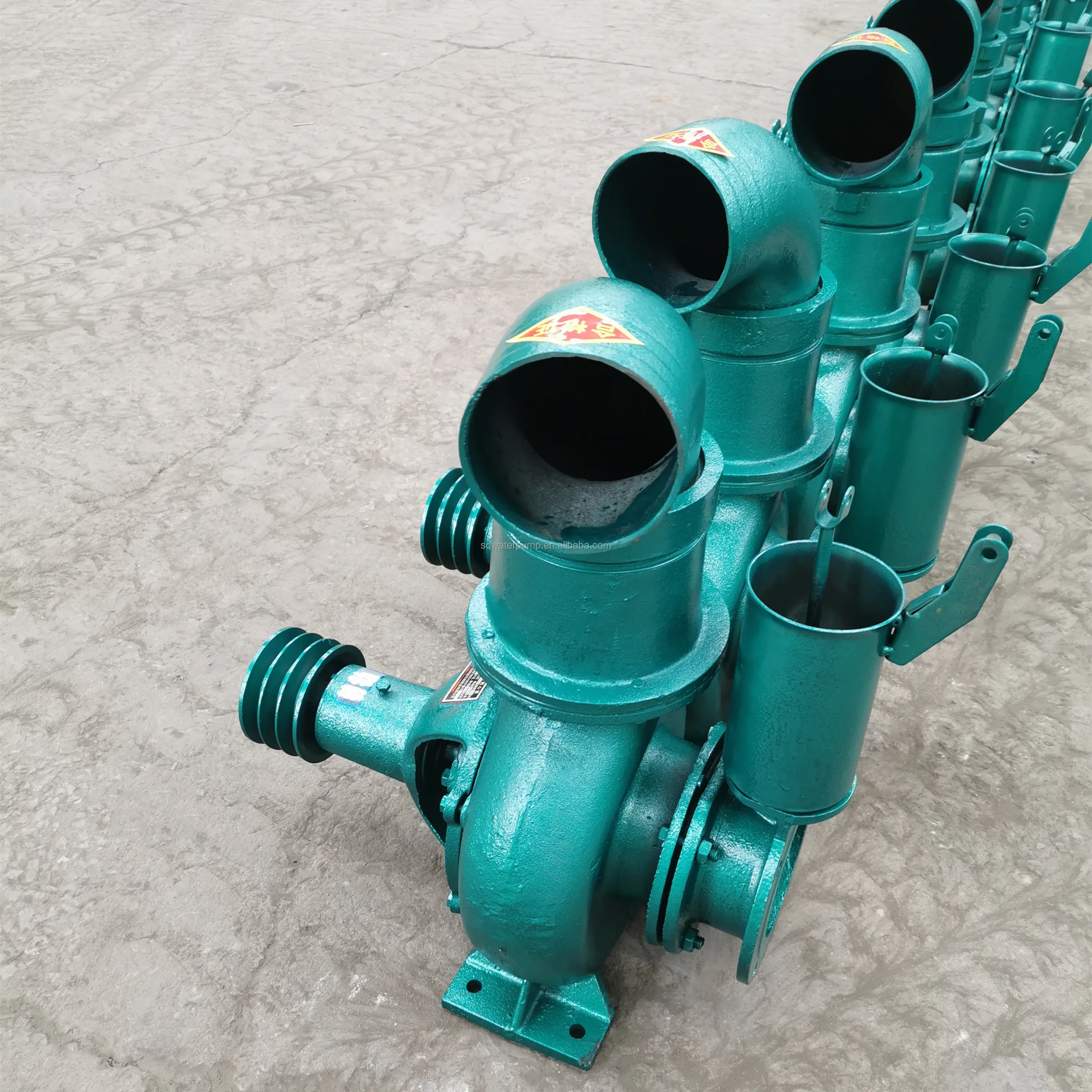 Efficient Vertical Centrifugal Agricultural Irrigation Pumps 6 Inch Diesel Engine Self Priming Water Pump