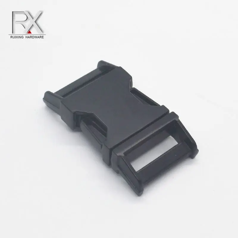 Black paint metal Snap Buckle Hardware For Bag Quick Release Metal Adjustable Luggage Strap Length Connector Fastener Buckle