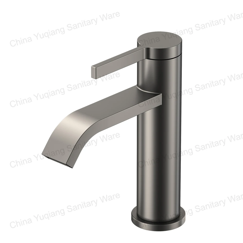 Manufacturer European Traditional Contemporary washbasin faucet brass bathroom sink mixer tap (HS021C gunmetal grey)