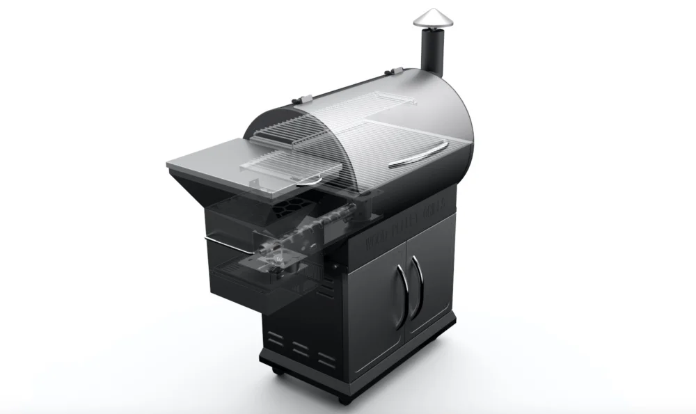 pellet charcoal bbq smoker grill