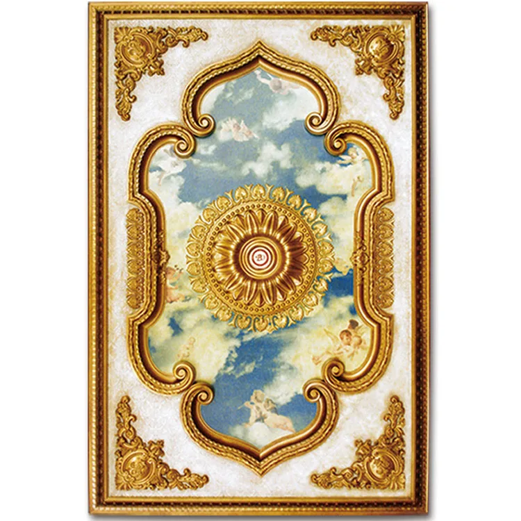 Banruo Factory Wholesale Plastic Artistic Ceiling Panel High Quality Ceiling Design Board