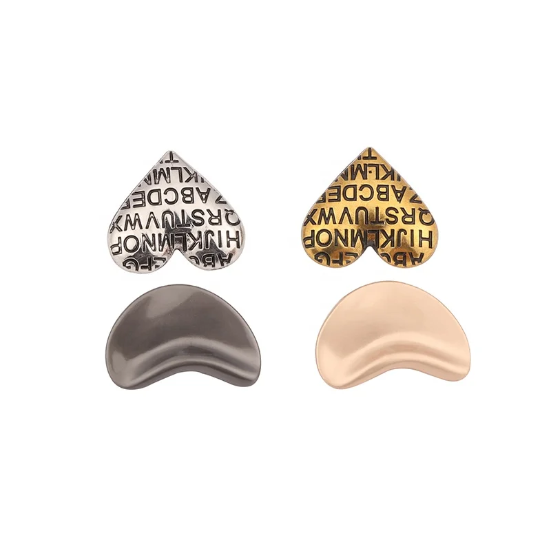 Factory Price Zinc Alloy Semicircle Gold Color Star Shape Shank Sewing Buttons for Clothes