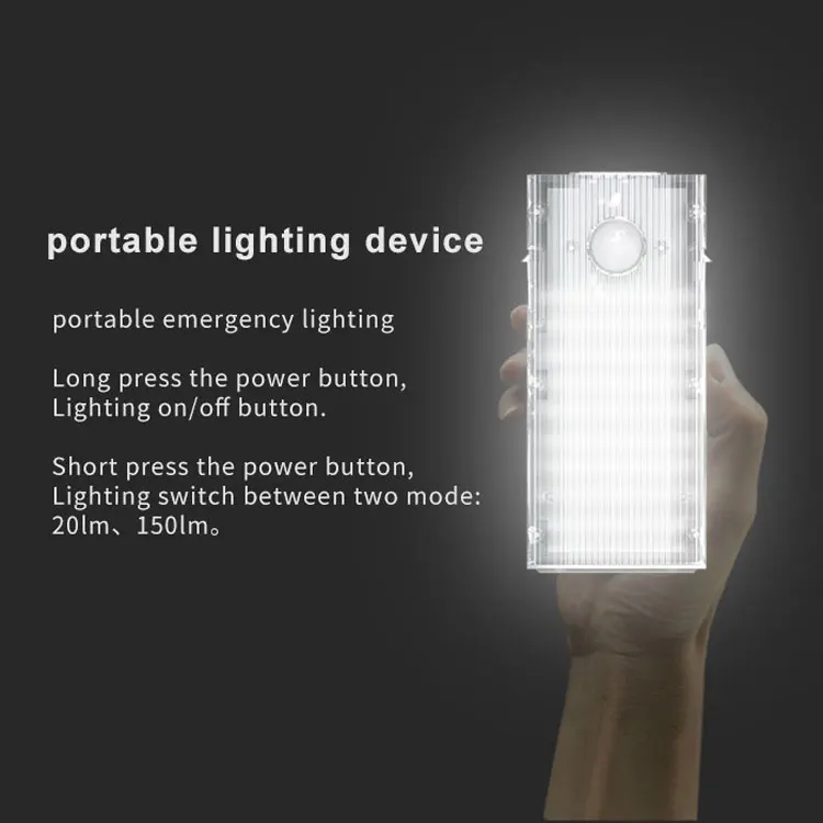 SRESKY Latest design wall light outdoor lighting rechargeable handheld solar uvc germicidal uv lamp