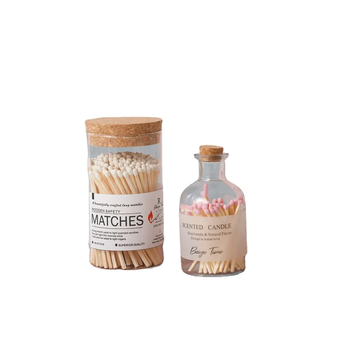 Customized Long Matches Bottled stick matches Special for aromatherapy candles