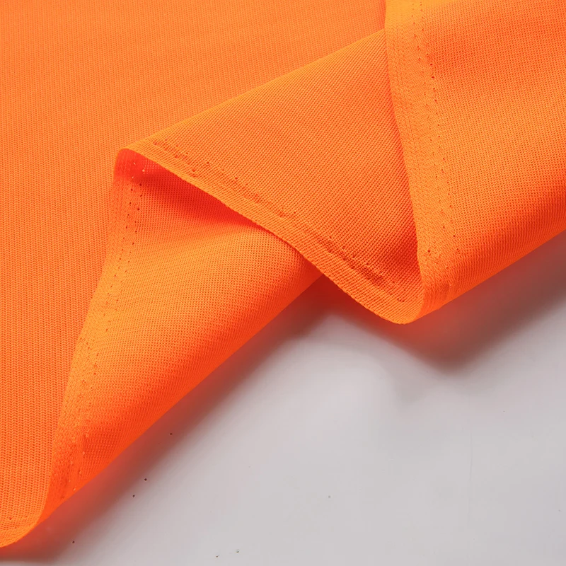 
Safety Vest Fluorescent Color 100% Polyester Fabric Dty Reflective Cloth Fabric For Police Uniform 