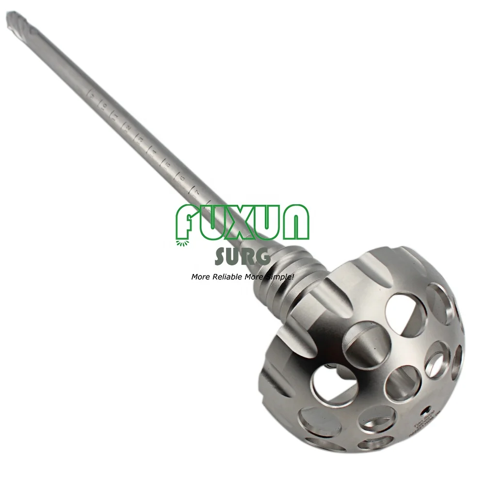 Orthopedics Medical Transforaminal Endoscopic Spine Surgy System Instruments Manual Surgical Safe Bone Drill with Ball Handle