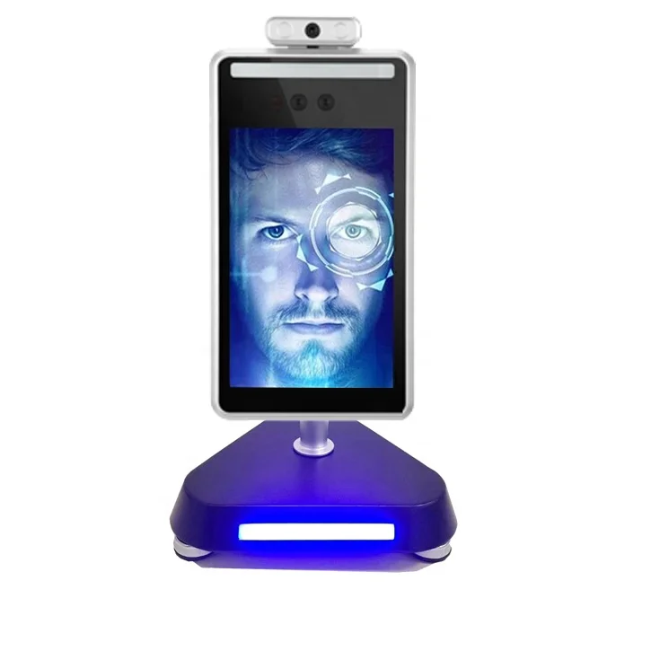 face recognition access control temperature measuring machine