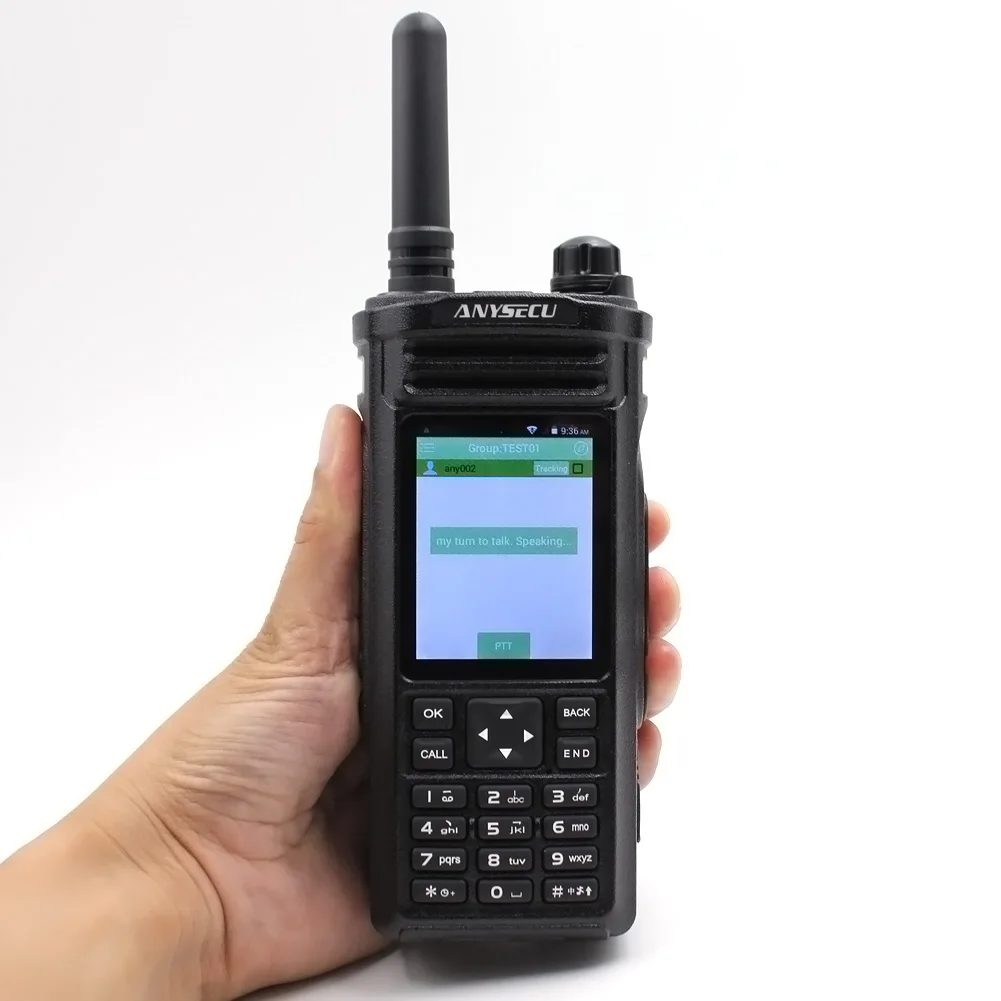 ANYSECU 4G HD6800 POC handheld radio HD6800 GSP & WIFI Radio with SIM card amateur radio  HD6800 4800MAh walkie talkie