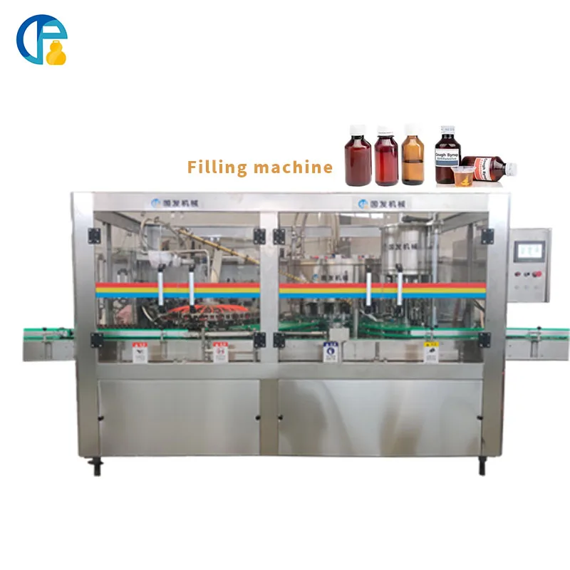 Automatic Oral Liquid Glass Pet Small Bottle Liquid Equipment Filler Syrup Filling Machine Price Production Line Machine