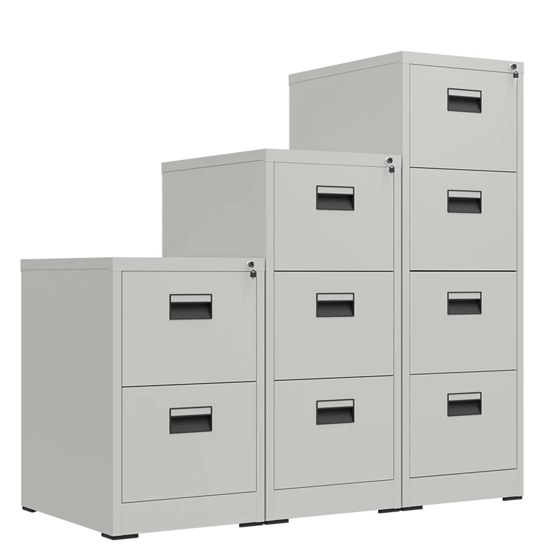 2/3/4/5 Drawer Steel Cabinet Vertical Office Filing Cabinet Metal Storage Cabinet with Multi Drawers