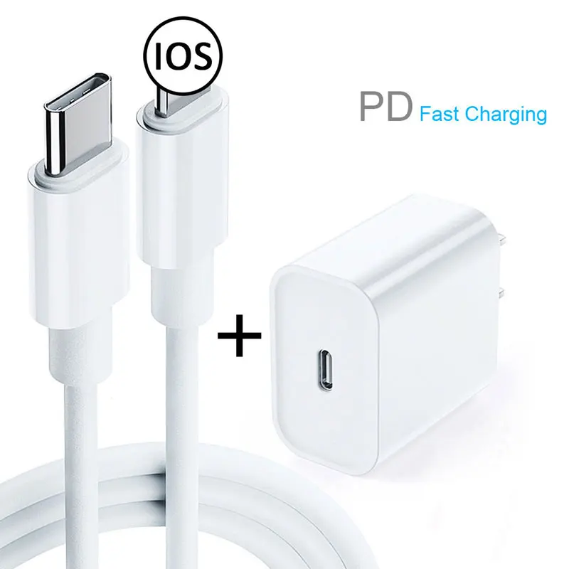 Mobile Phone Type C Fast Charger Cable Adapter 20W PD Charger