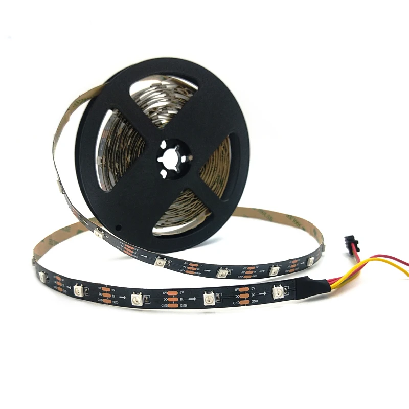 WS2812B LED strip 30LED 30pixel 5V white PCB and black PCB
