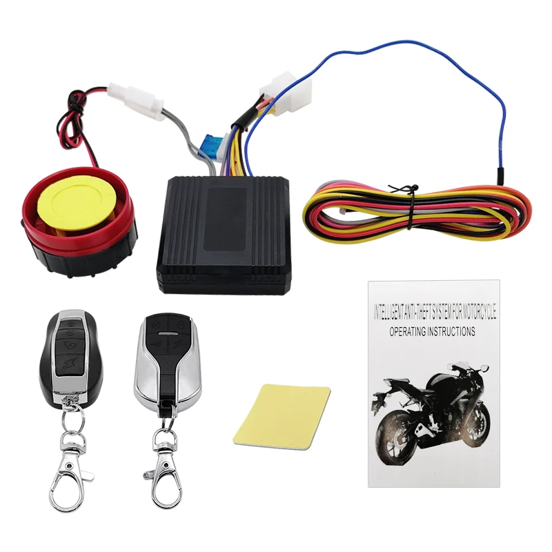 Engine Start  Immobiliser Remote Control Motorcycle Bike  one way Security Alarm System